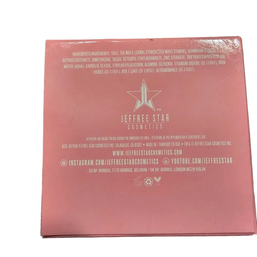 Jeffree Star Eyeshadow Mohawk Pink Matte Rose Eye Single Makeup Cosmetics Y2k 90